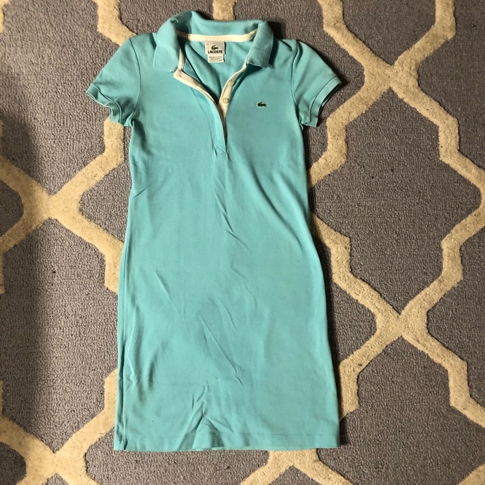 Like new Lacoste dress, sz 34, light blue